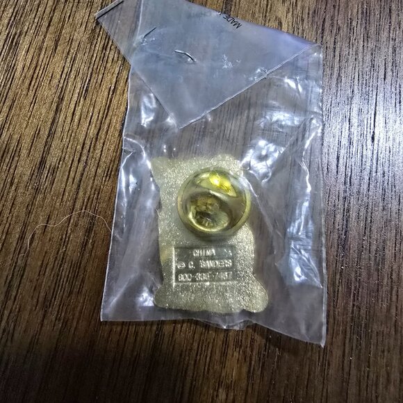 200 Bowling Score Dog Pin Dalmatian Vintage Enamel Lapel Pin - Picture 2 of 2